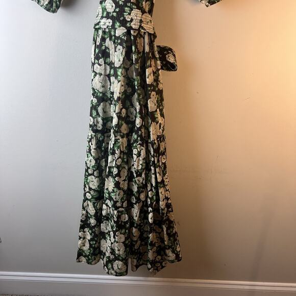 Tuckernut Bouvardia Branch Lyles Dress Size S Maxi Floral - Picture 8 of 10